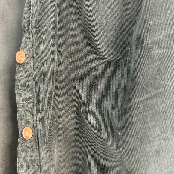 Wonderly Teal Ruffled Women's Shirt - Picture 3 of 5